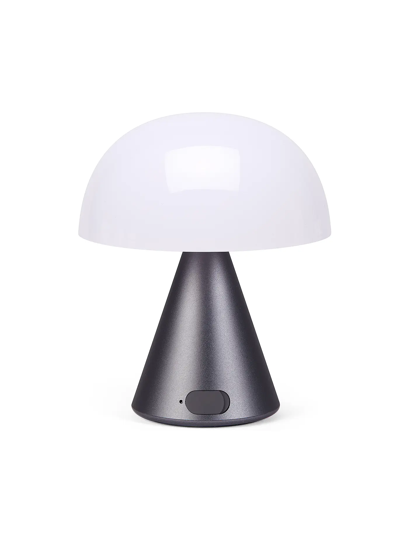 LEXON | LED Lampe MINA M 11cm Dark Red | grau